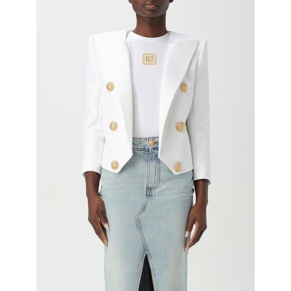 BALMAIN Jackets & Blazers - Balmain Jacket Woman White